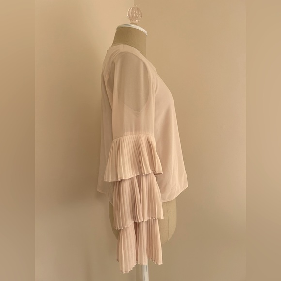 Pleated Sleeve Blouse - Picture 7 of 9